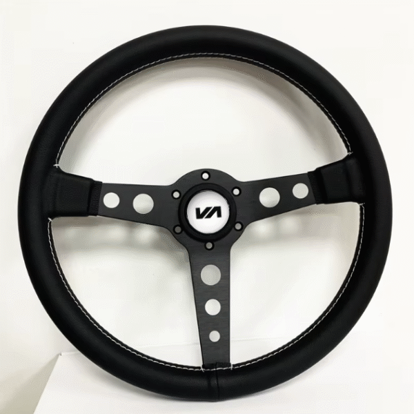 Volante racing classic cuero 350mm